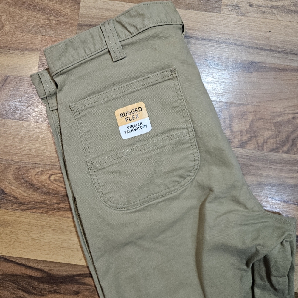 Carhartt Rugged Flex® Straight Fit Canvas Pants  Size 36×34  New - Picture 3 of 6
